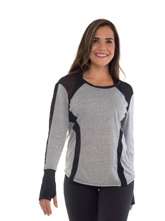 Camiseta manga larga para mujer