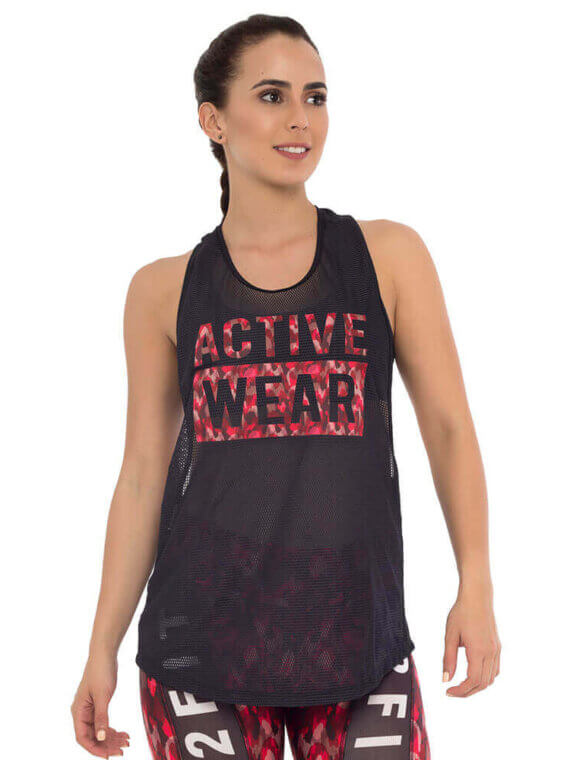 Camiseta esqueleto malla para mujer