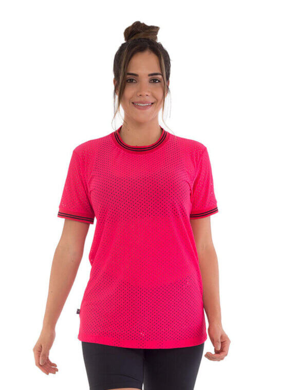 Camiseta cuello redondo para mujer