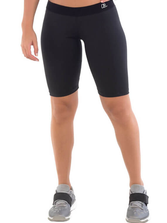Short deportivo negro para mujer - sencillo
