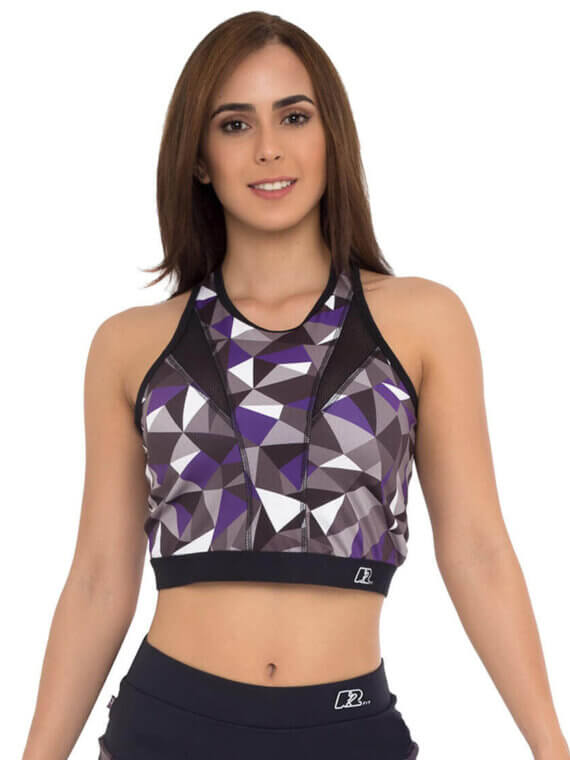 Tops deportivos para mujer - rombos